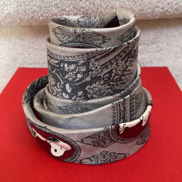 snoopy (peanuts) silk tie - Picture 8 of 9